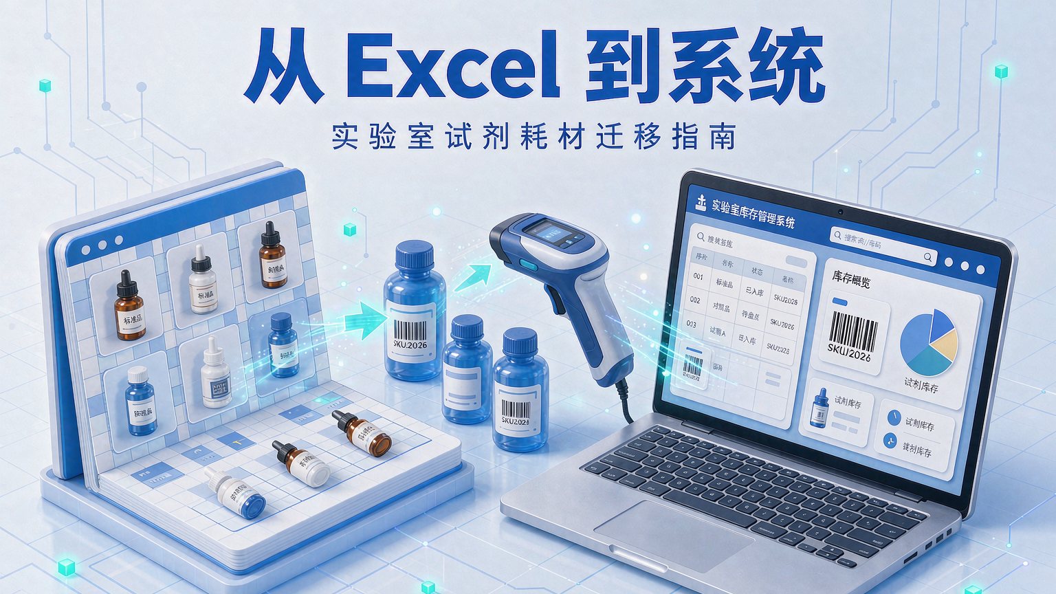 实验室试剂耗材管理如何从 Excel 平稳迁移到系统